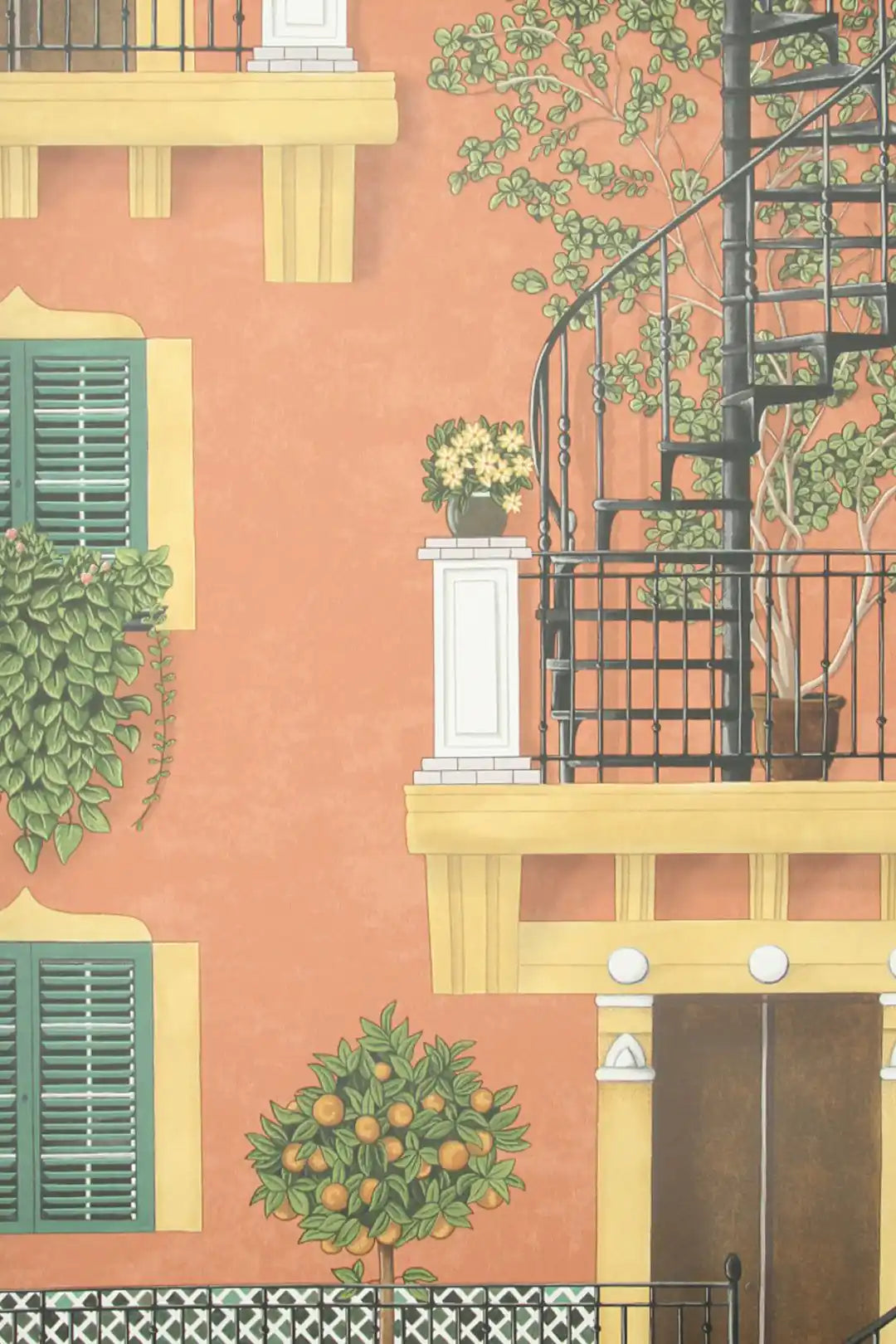Carta da parati Alfaro Terracotta Cole & Son