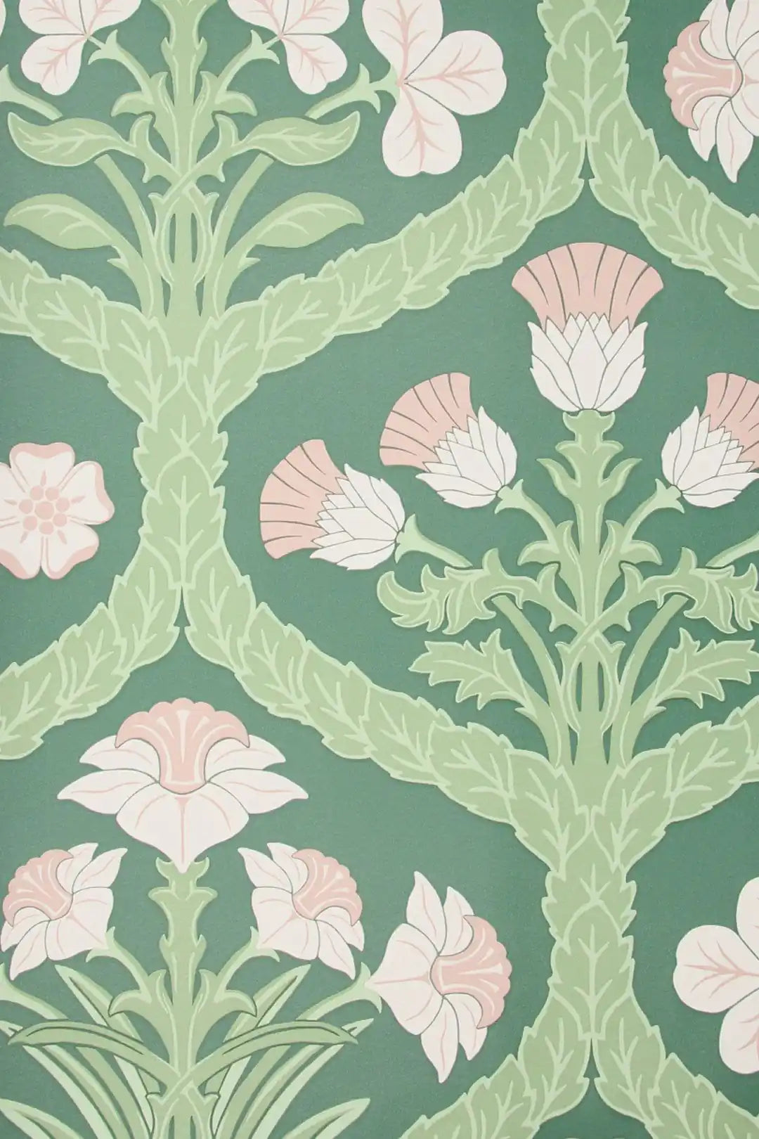Carta da parati Floral Kingdom Verde Cole & Son