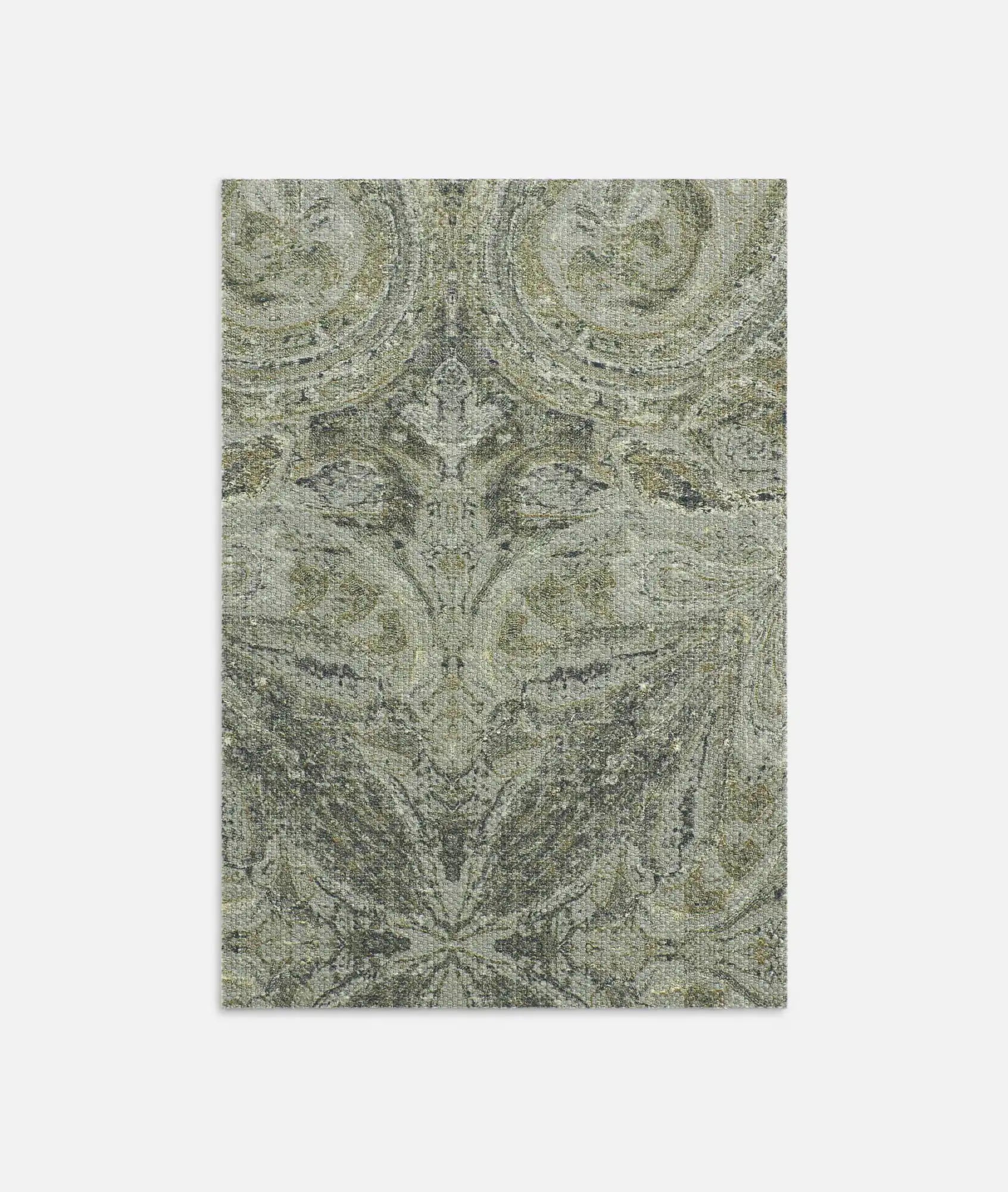 Tessuto Paradiso Paisley Argento Dedar