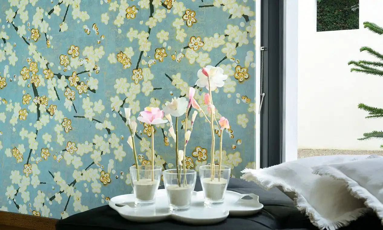 Carta da parati Miroirs de l'âme Symbole du printemps Elitis