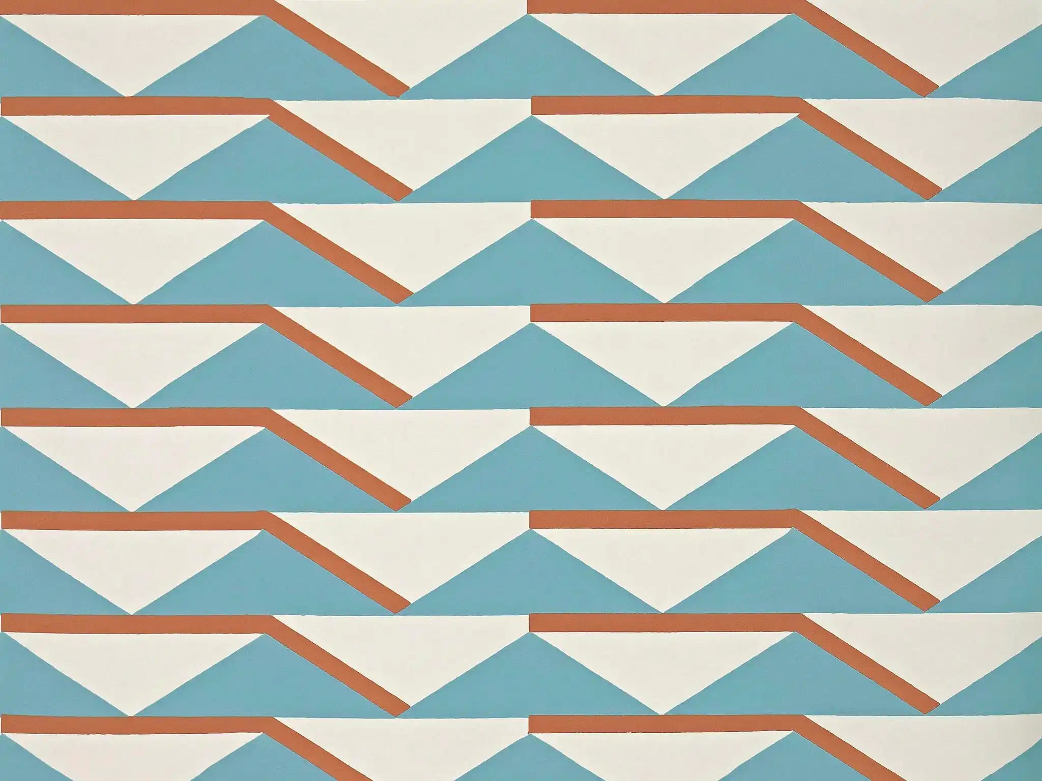 Mexique carta da parati geometrica Pierre Frey