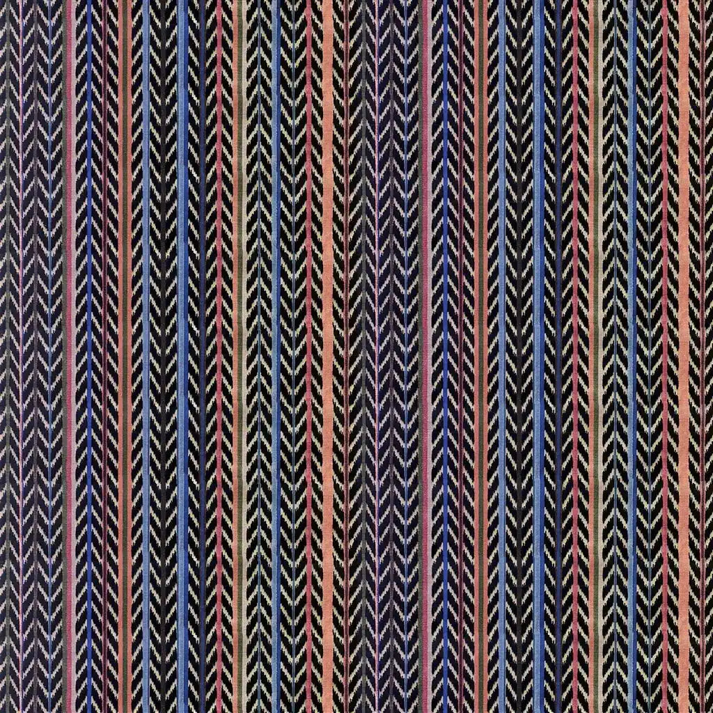 Tessuti Jaipur Stripe Azur