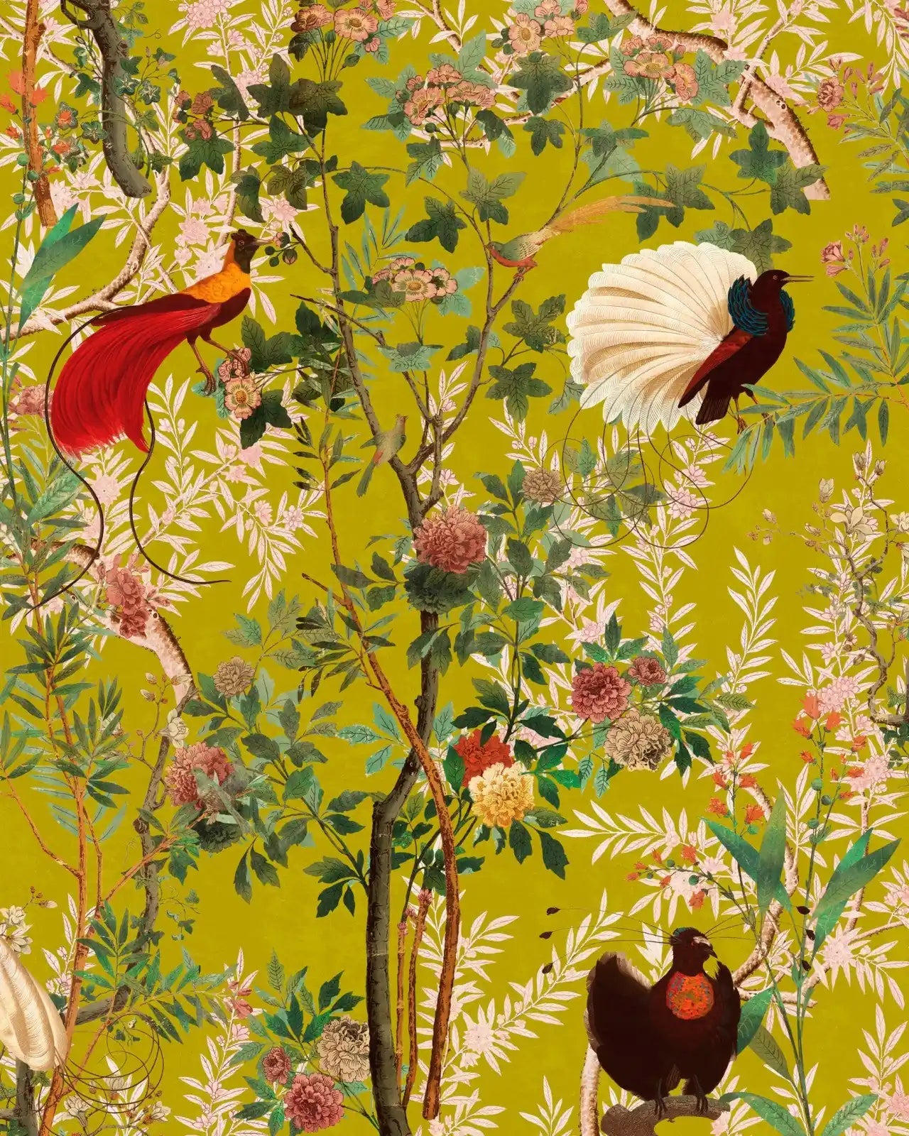 Carta da Parati Royal Garden Green