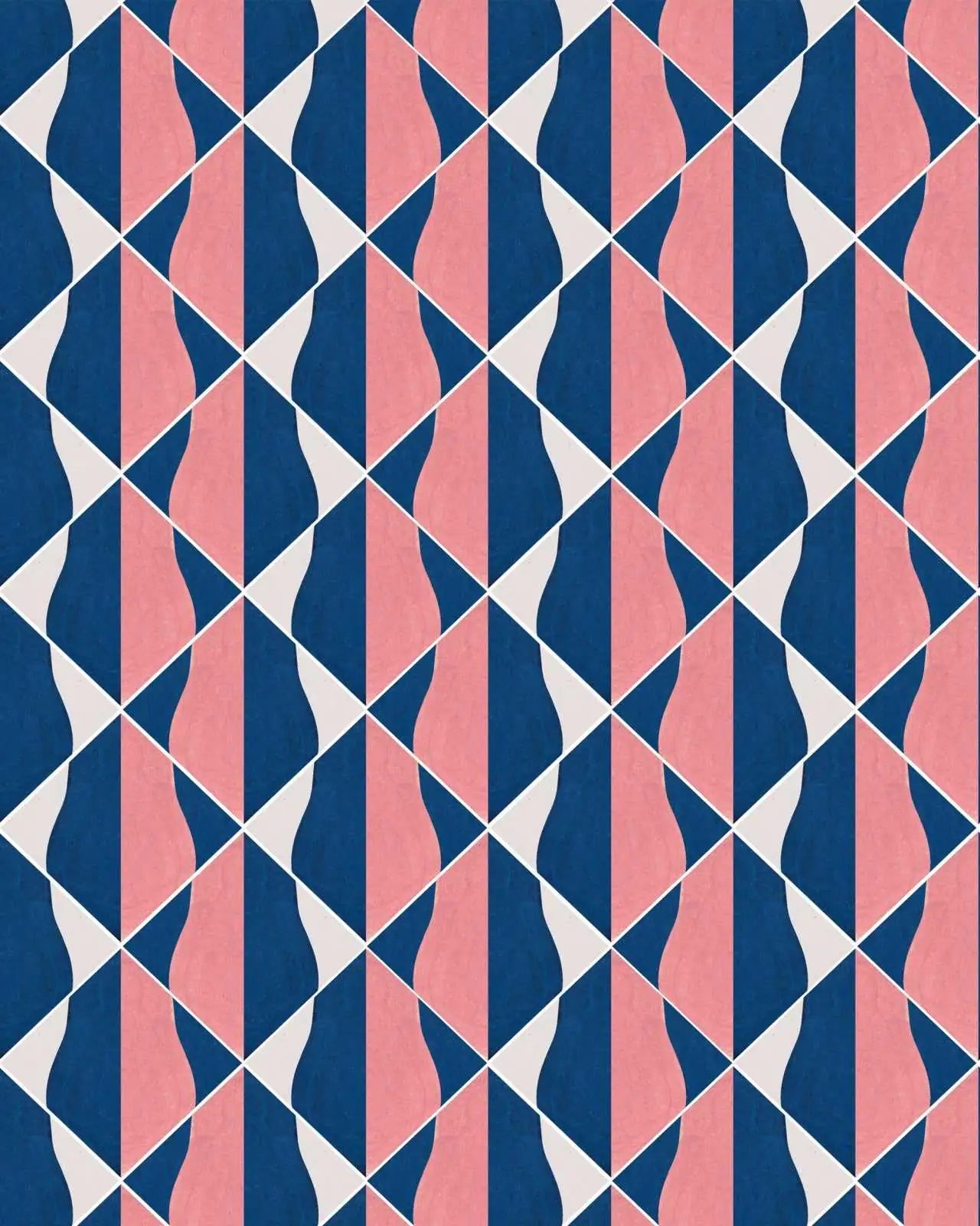 MINDTHEGAP Carta da parati Onde Deco Interni