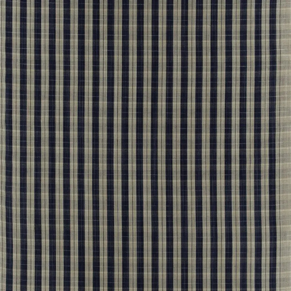 Ralph Lauren Wyatt Check tessuto colore Indigo