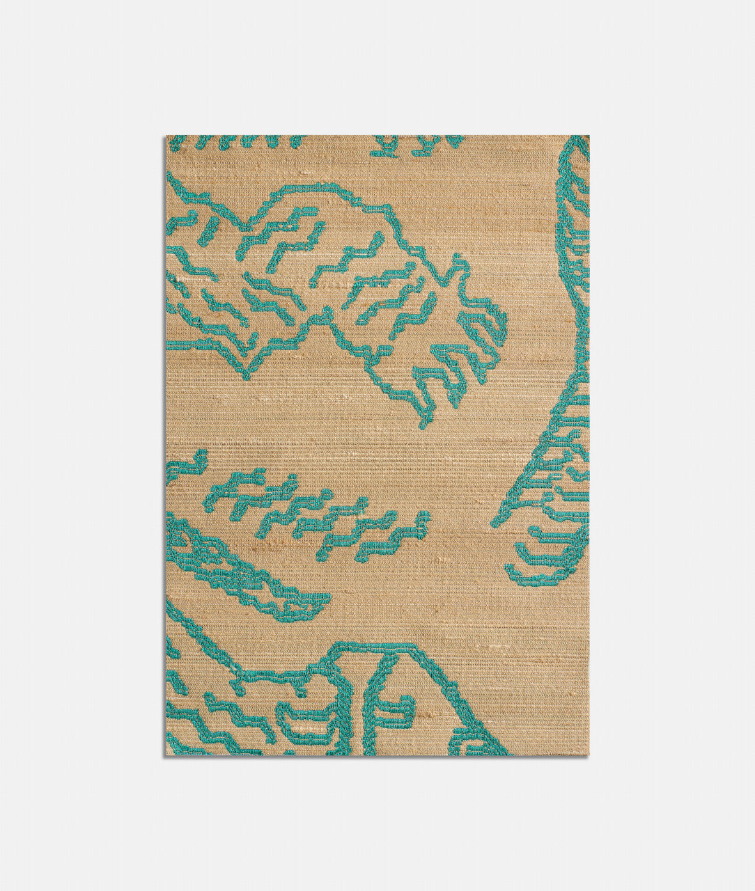 Tessuto Tiger Silk Miami Green Dedar