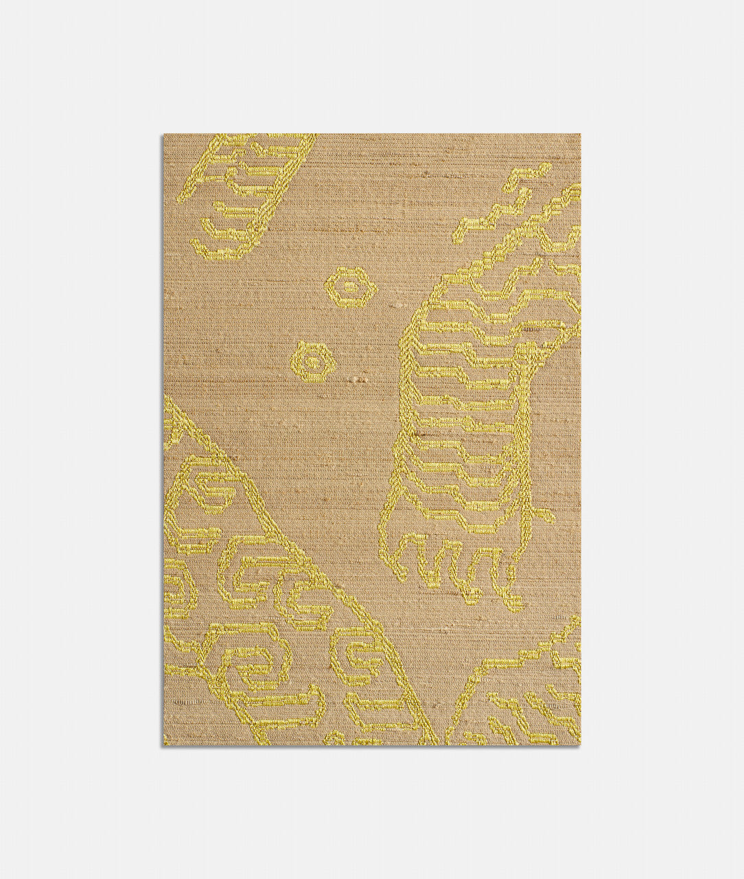 Tessuto Tiger Silk Lemon Freeze Dedar