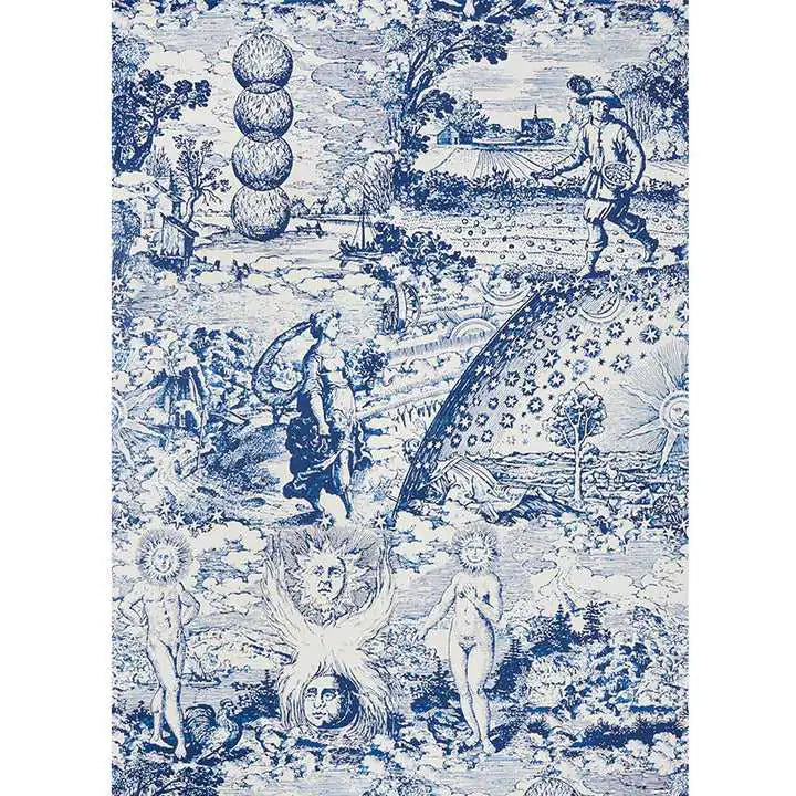 Schumacher Carta da Parati Modern Toile Deco Interni
