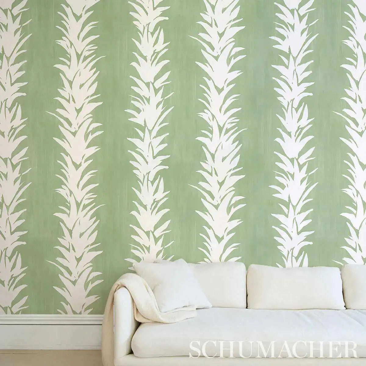 Schumacher Carta da Parati White Lotus Deco Interni