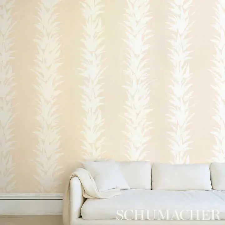 Schumacher Carta da Parati White Lotus Deco Interni