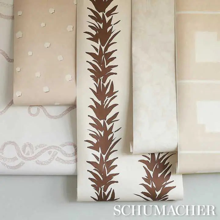 Schumacher Carta da Parati White Lotus Deco Interni