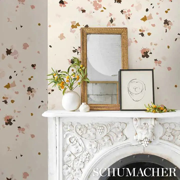 Schumacher Carta da Parati Farfarren Deco Interni