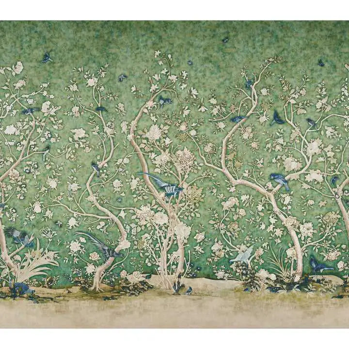 Schumacher Pannelli su misura Les Oiseaux Panel Set Deco Interni