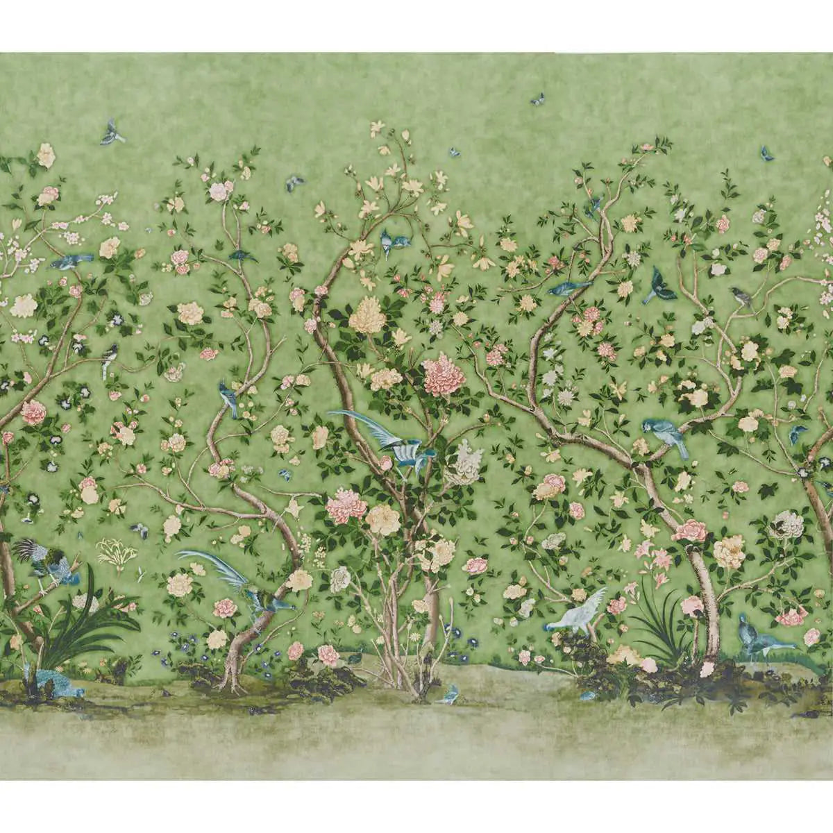 Schumacher Pannelli su misura Les Oiseaux Panel Set Deco Interni