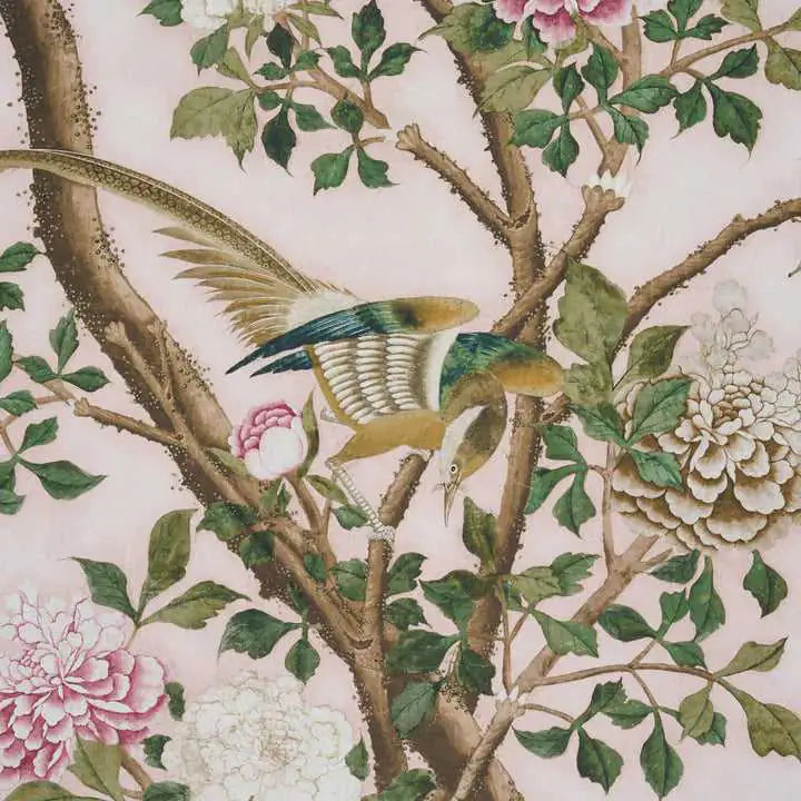 Schumacher Pannelli su misura Les Oiseaux Panel Set Deco Interni