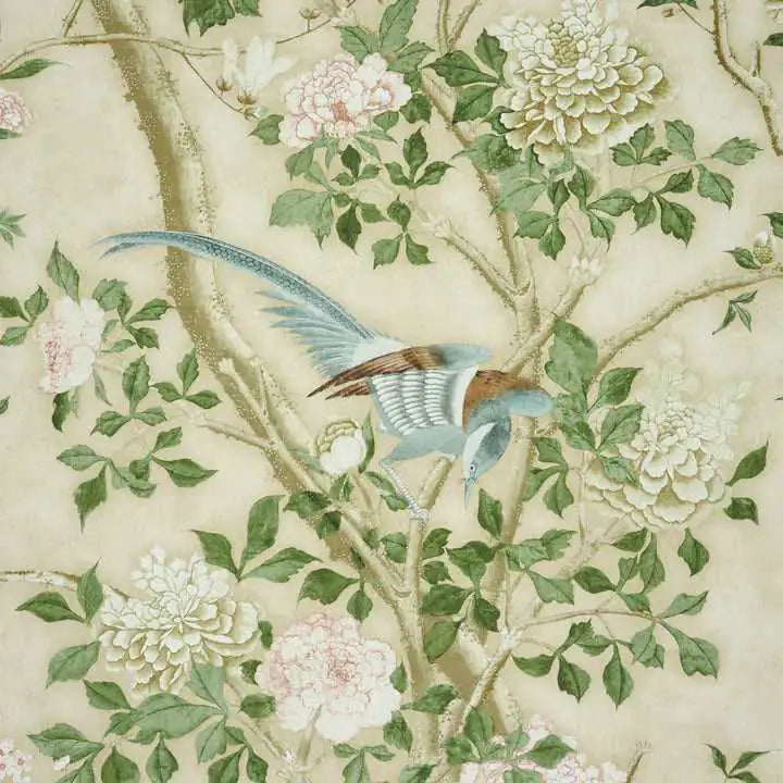 Schumacher Pannelli su misura Les Oiseaux Panel Set Deco Interni