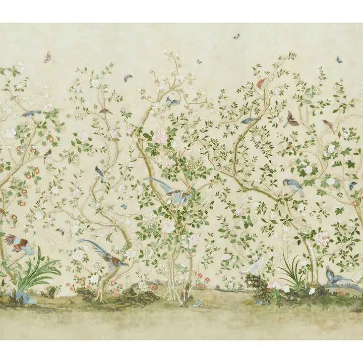 Schumacher Pannelli su misura Les Oiseaux Panel Set Deco Interni