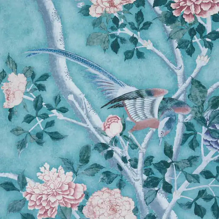 Schumacher Pannelli su misura Les Oiseaux Panel Set Deco Interni