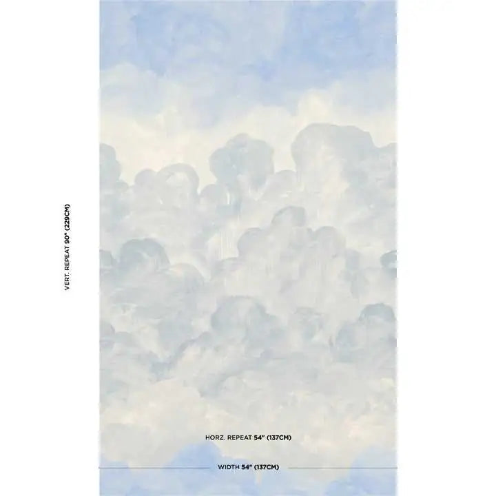 Schumacher Carta da Parati Painted Sky Deco Interni