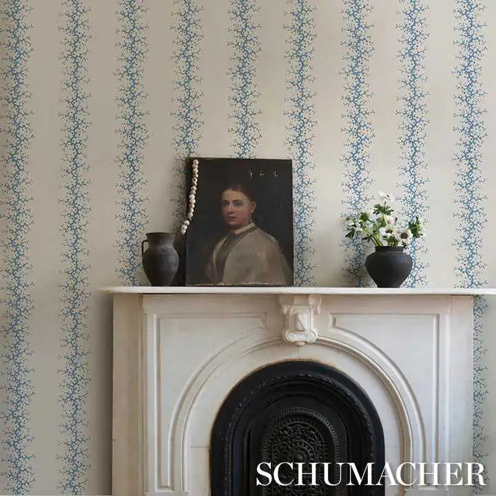 Schumacher Carta da Parati Coral Stripe Deco Interni