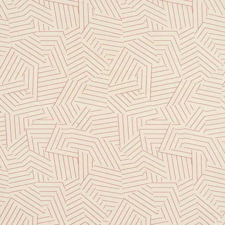 Schumacher Carta da Parati Deconstructed Stripe Sisal Deco Interni