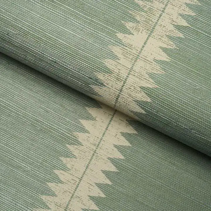 Schumacher Carta da Parati Bristle Stripe Sisal Deco Interni