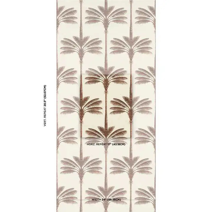 Schumacher Carta da Parati A Palm is a Palm Sisal Deco Interni