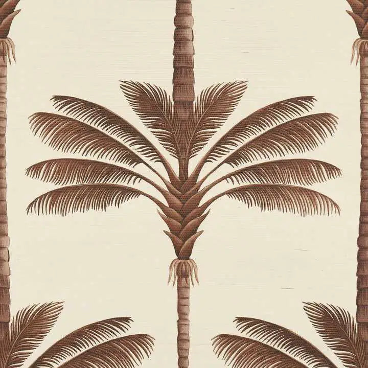 Schumacher Carta da Parati A Palm is a Palm Sisal Deco Interni