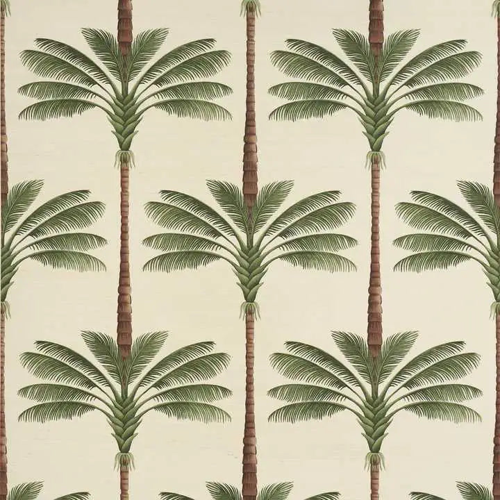 Schumacher Carta da Parati A Palm is a Palm Sisal Deco Interni