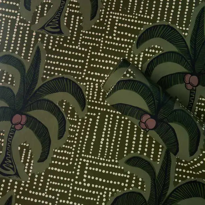 Schumacher Carta da Parati Agua de Coco Deco Interni