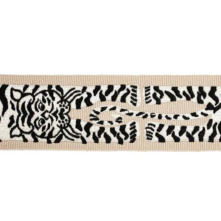 Schumacher Samples Le Tigre Embroidered Deco Interni
