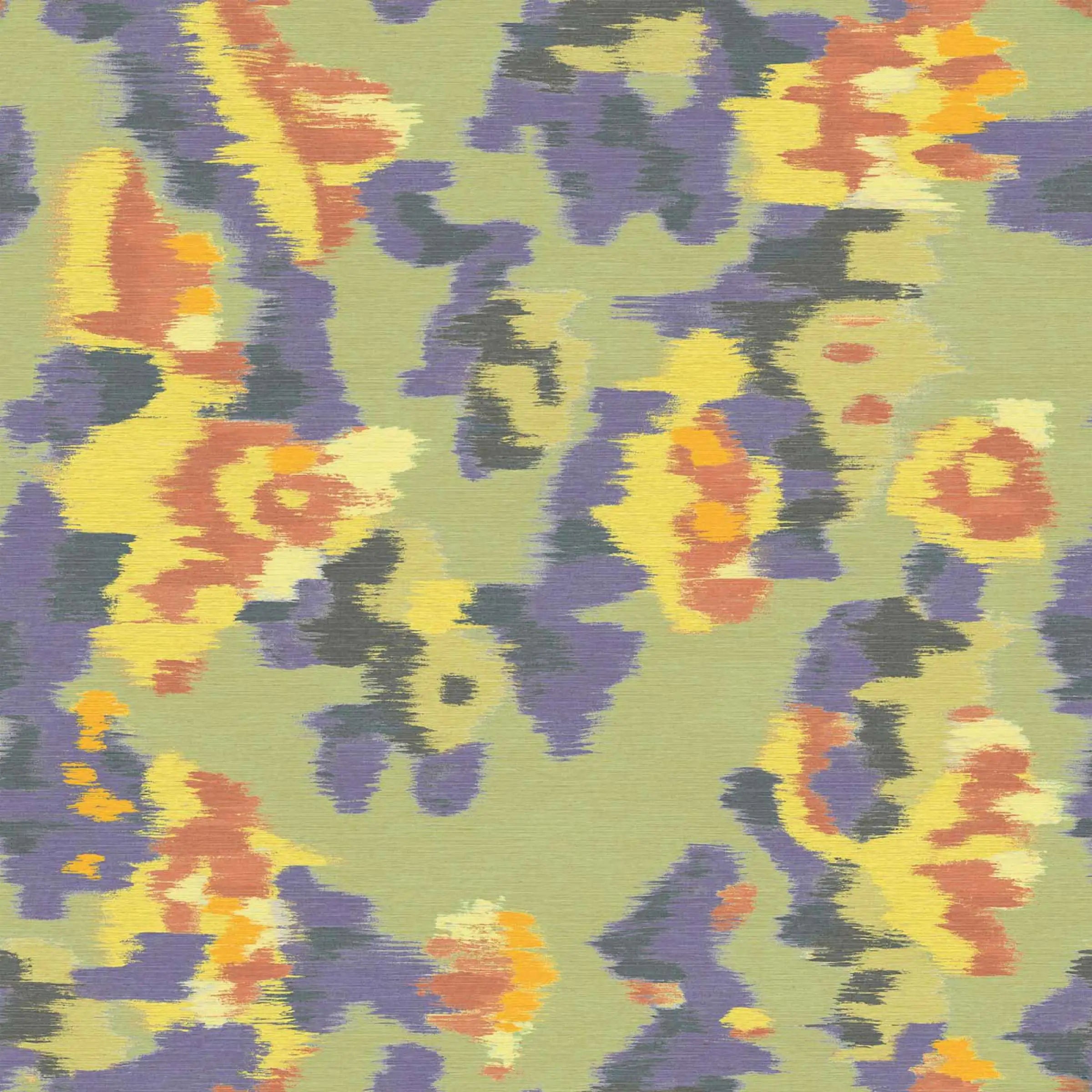 Carta da parati panoramica Abstract floral Diffuser de bonnes ondes Elitis