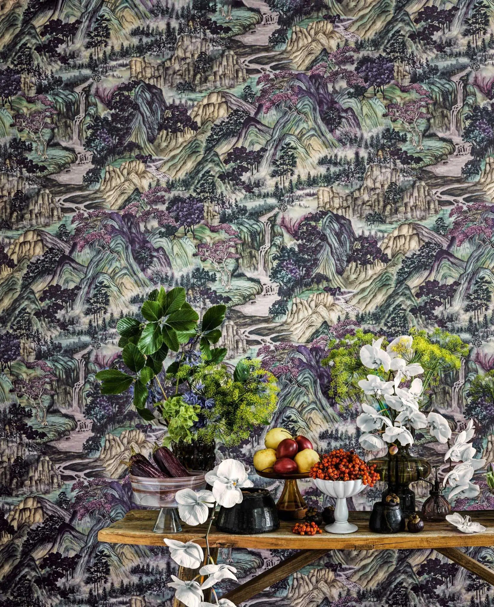 Cole & Son Carta da Parati Mountainscape Deco Interni