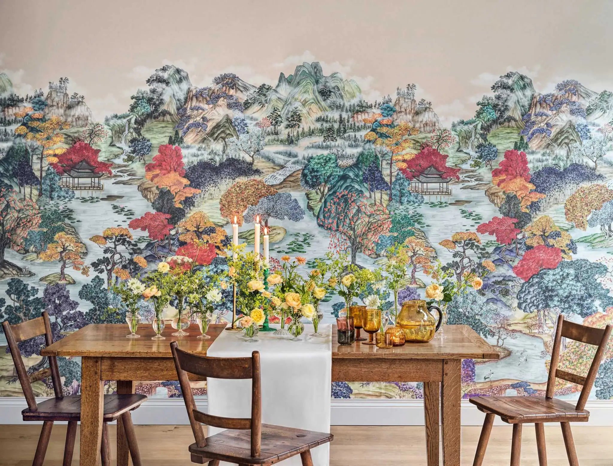 Cole & Son Carta da Parati Pavilion Deco Interni