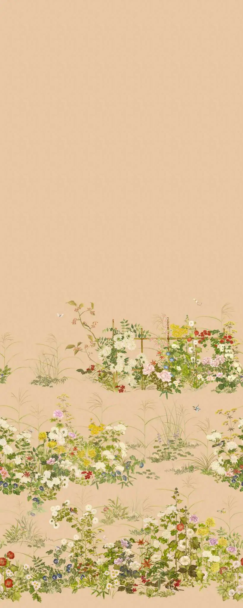 Cole & Son Carta da Parati Scenic Flora - Gilded Deco Interni