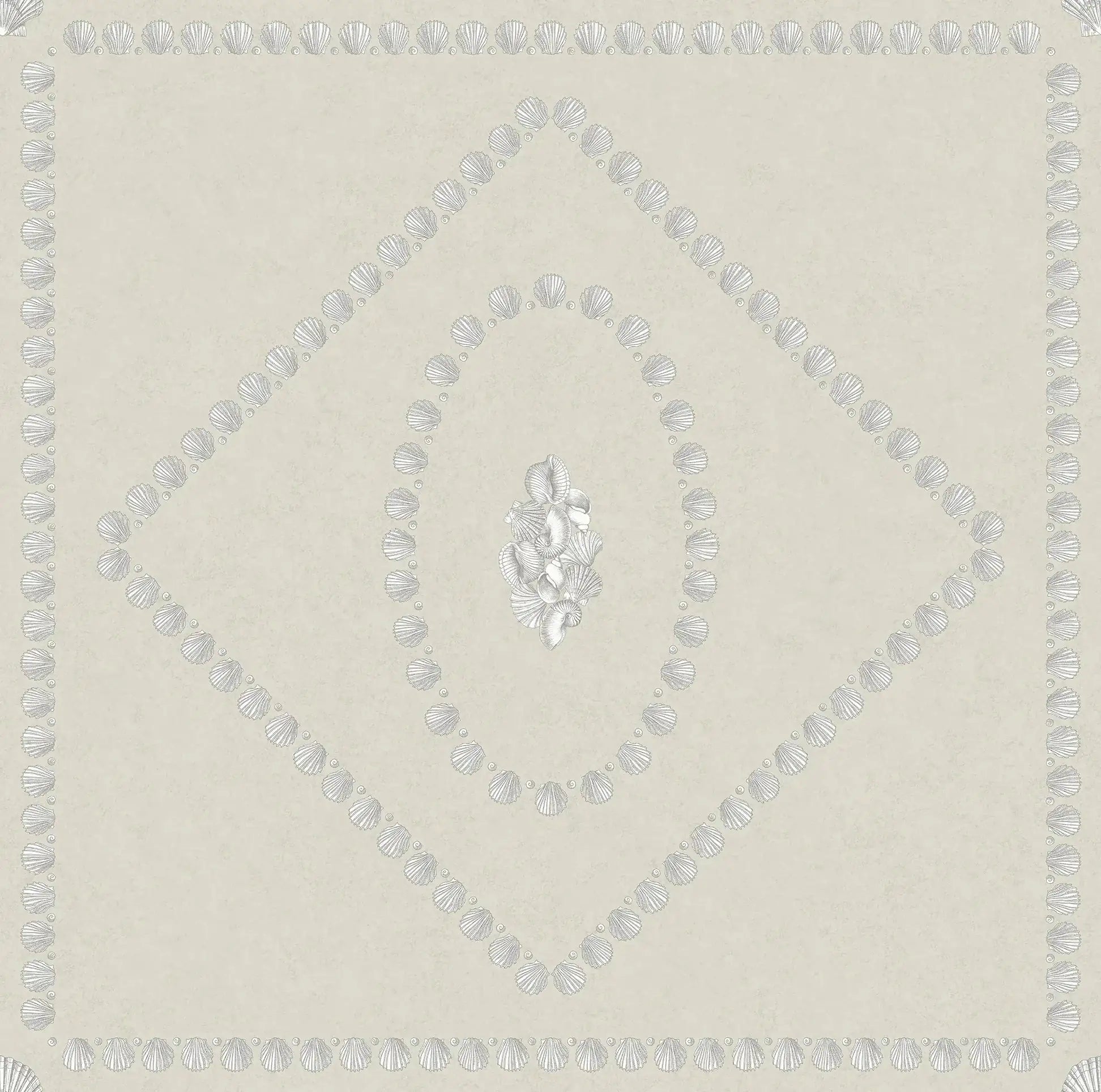 Carta da parati Conchiglie Pearl on Parchment Cole & Son