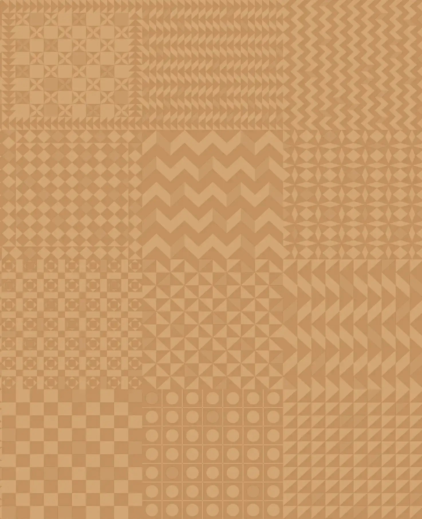 Carta da parati Geometrico Gold on Gold Cole & Son