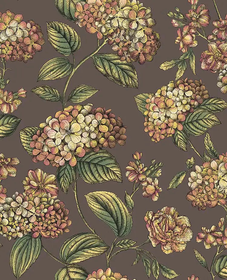 Carta da parati Ramo di Ortensia Autumnal Cole & Son