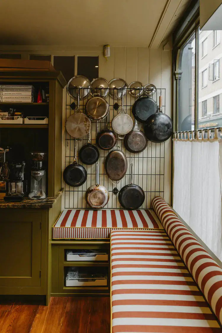 Tessuto a righe su misura Colours of Arley