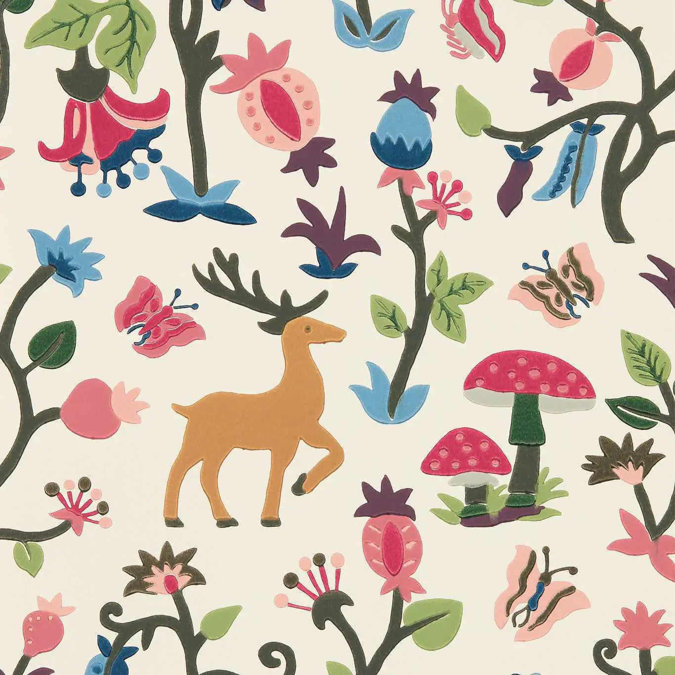 Sanderson Carta da Parati Forest of Dean Deco Interni