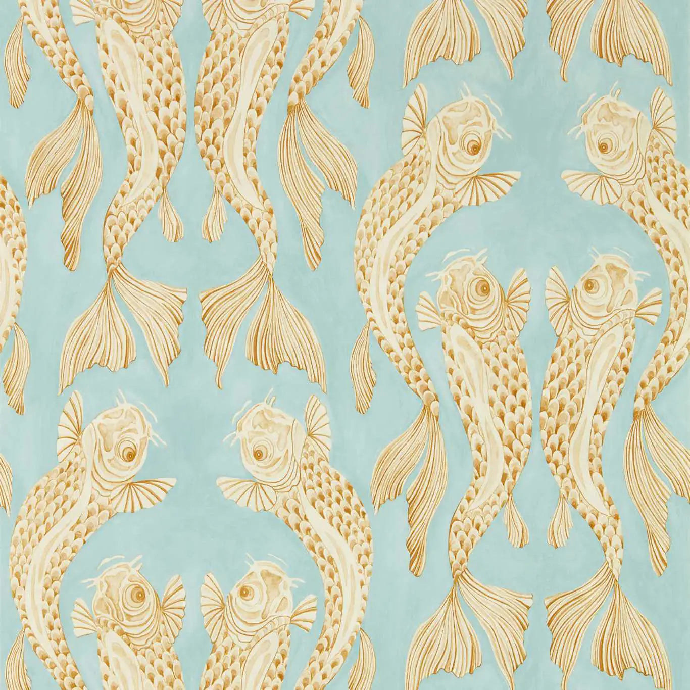 Sanderson Carta da parati Voyaging Koi Deco Interni