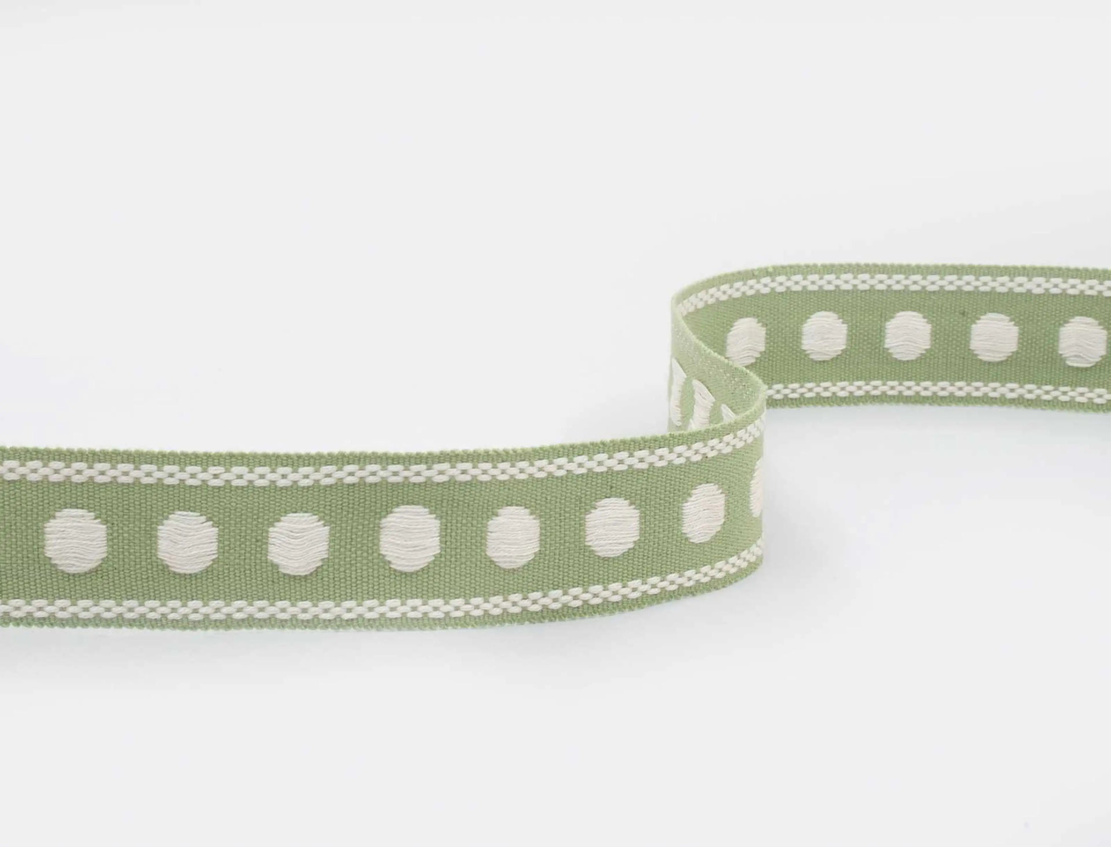 passamaneria con motivo polka dot