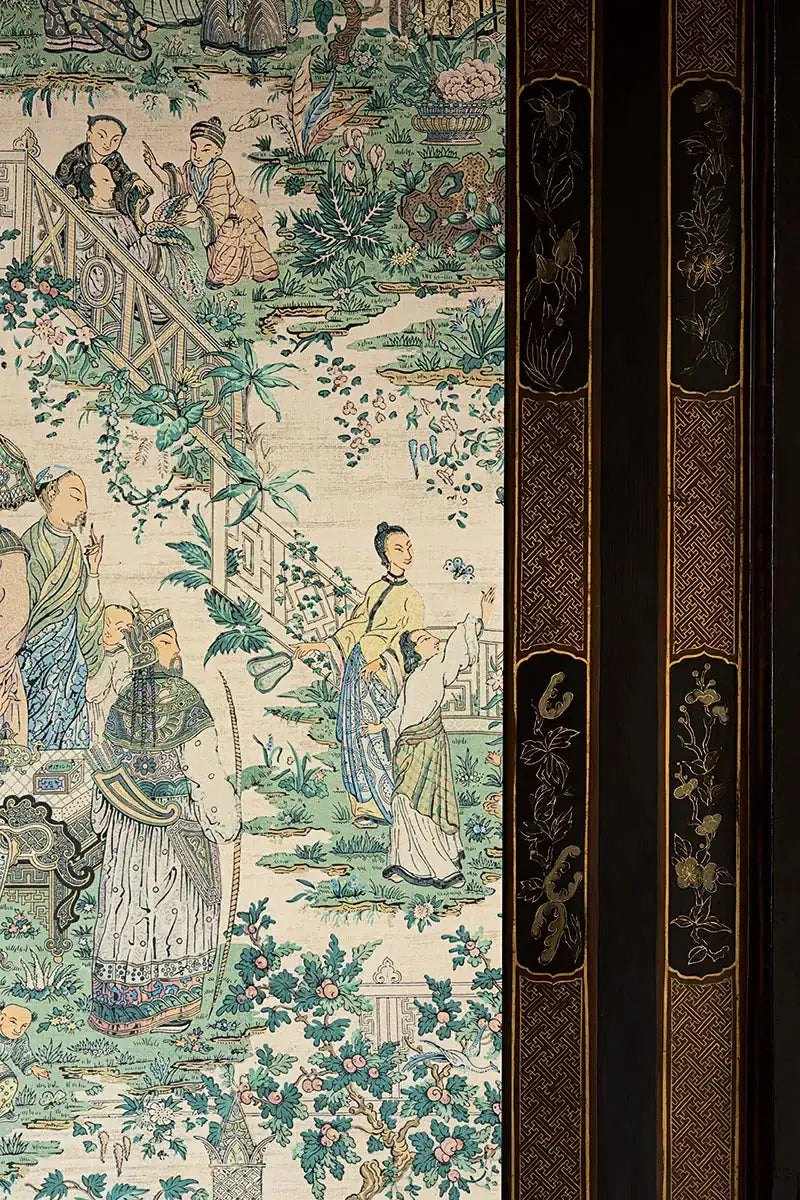 carta da parati orientale Pierre Frey