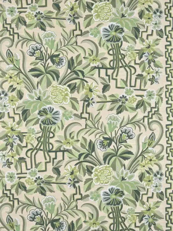 carta da parati pierre frey con fiori giapponesi