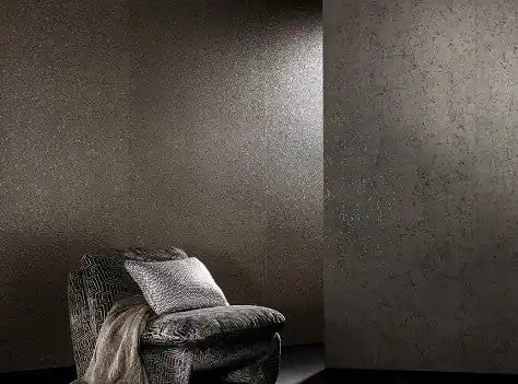 rivestimento murale in sughero con effetto metallico