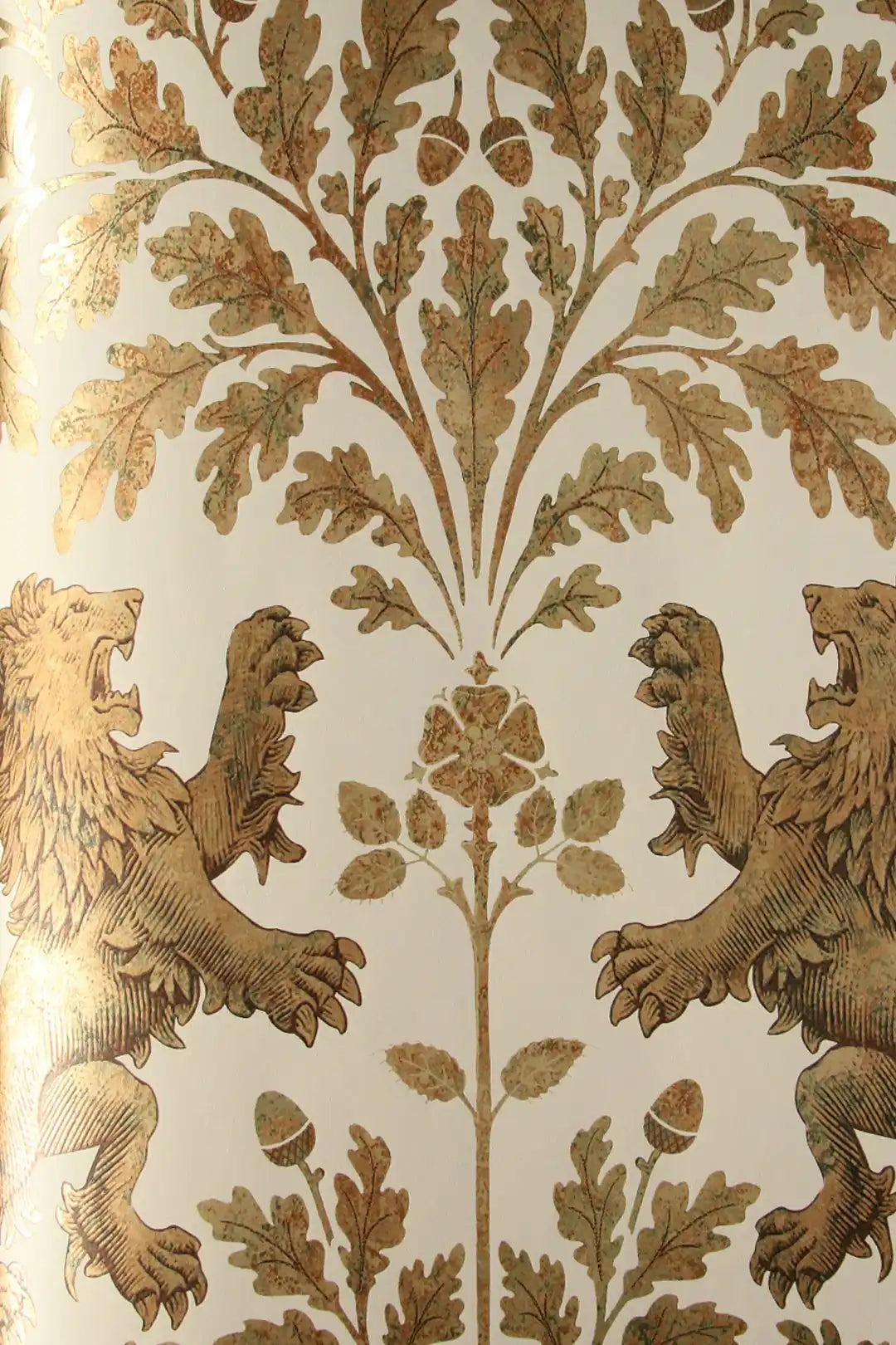 Carta da parati Boscobel Oak Avorio Cole & Son