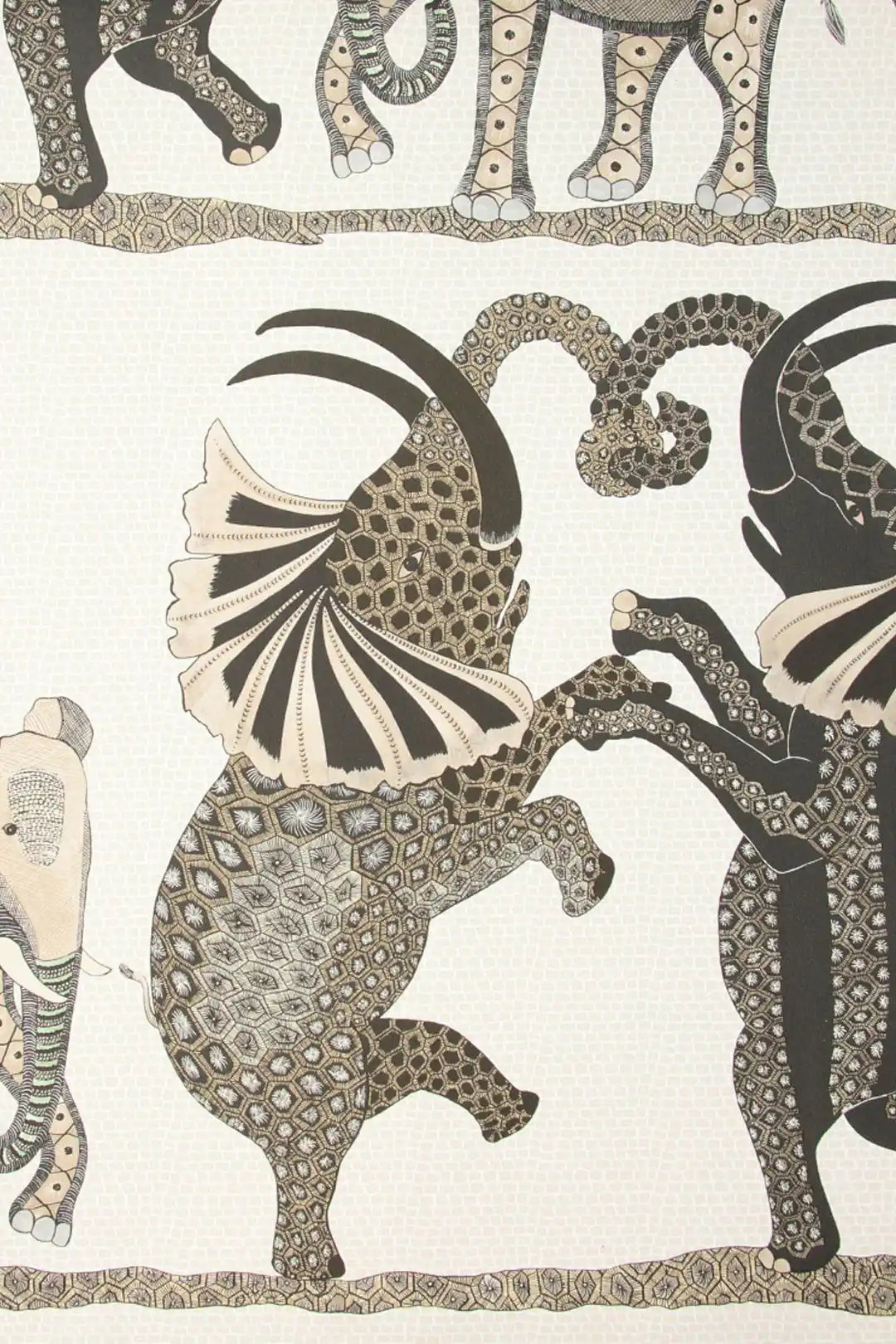 Carta da parati Safari Dance Avorio Cole & Son