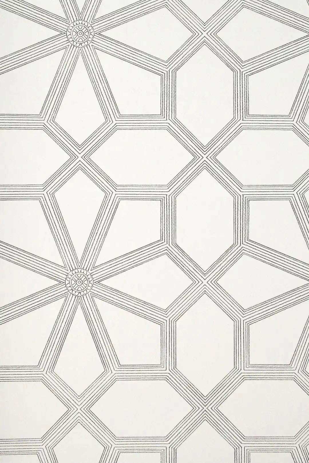 Carta da parati Wolsey Stars Bianco Cole & Son