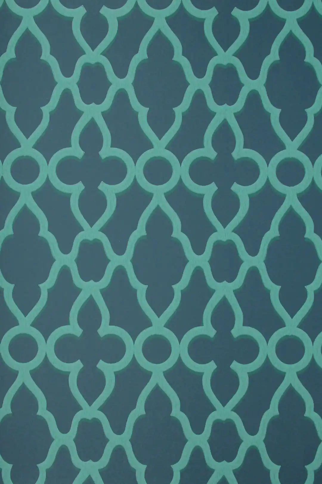 Carta da parati Treillage Blu/Verde Cole & Son