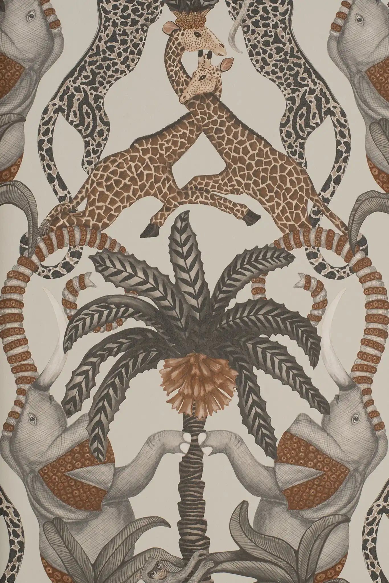 Carta da parati Safari Totem Crema Cole & Son